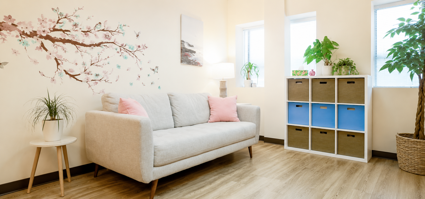 Confidential Therapy Room at Aspire Counseling Group in Arcadia CA
