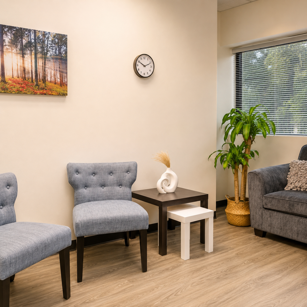 Confidential Therapy Room at Aspire Counseling Group in Arcadia CA