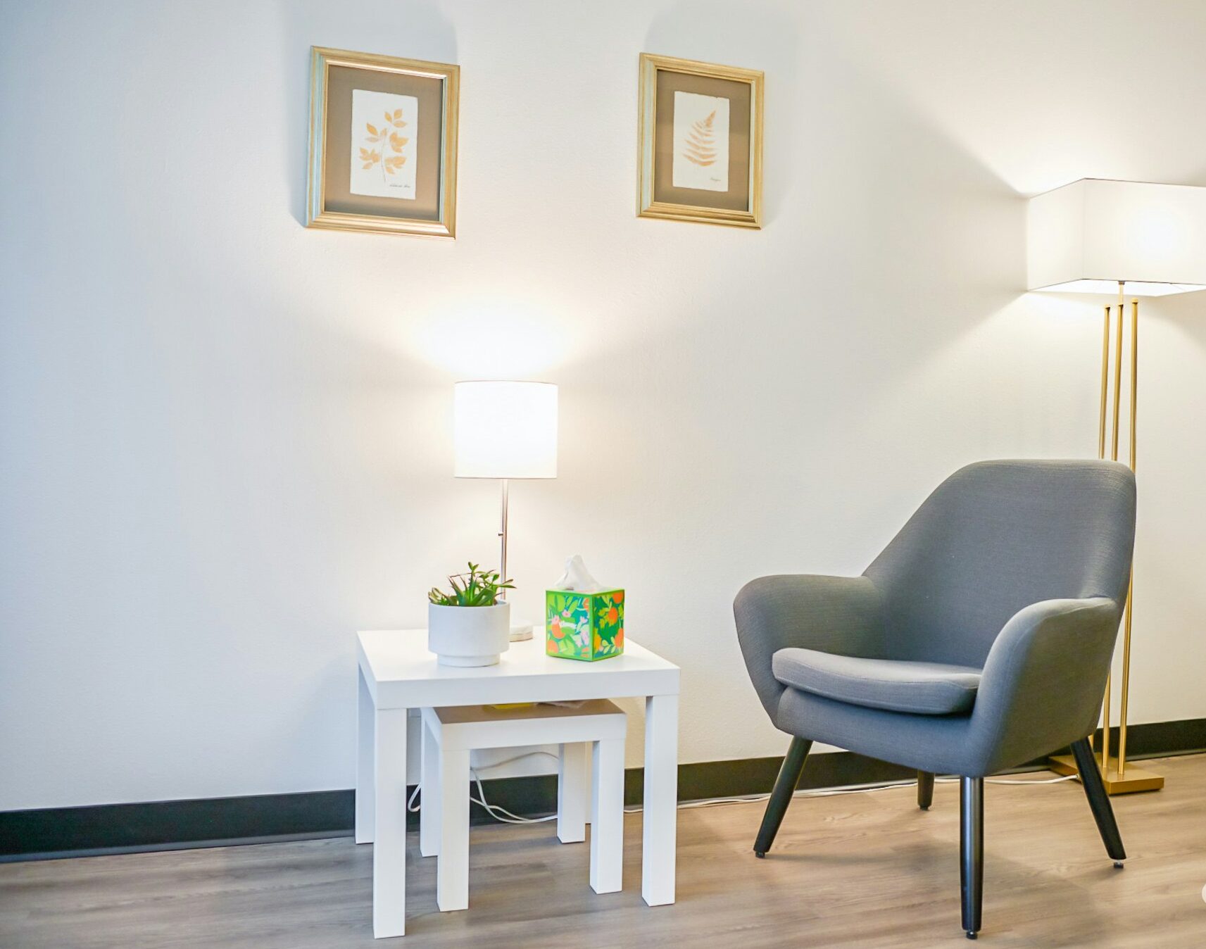 Private, quiet therapy office at Aspire Counseling Group in Arcadia California